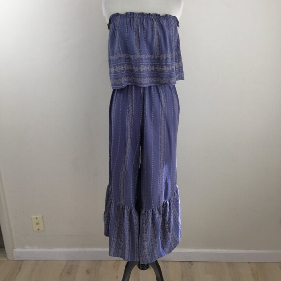 Japna Strapless Wide Leg Jumpsuit xs - Picture 8 of 10